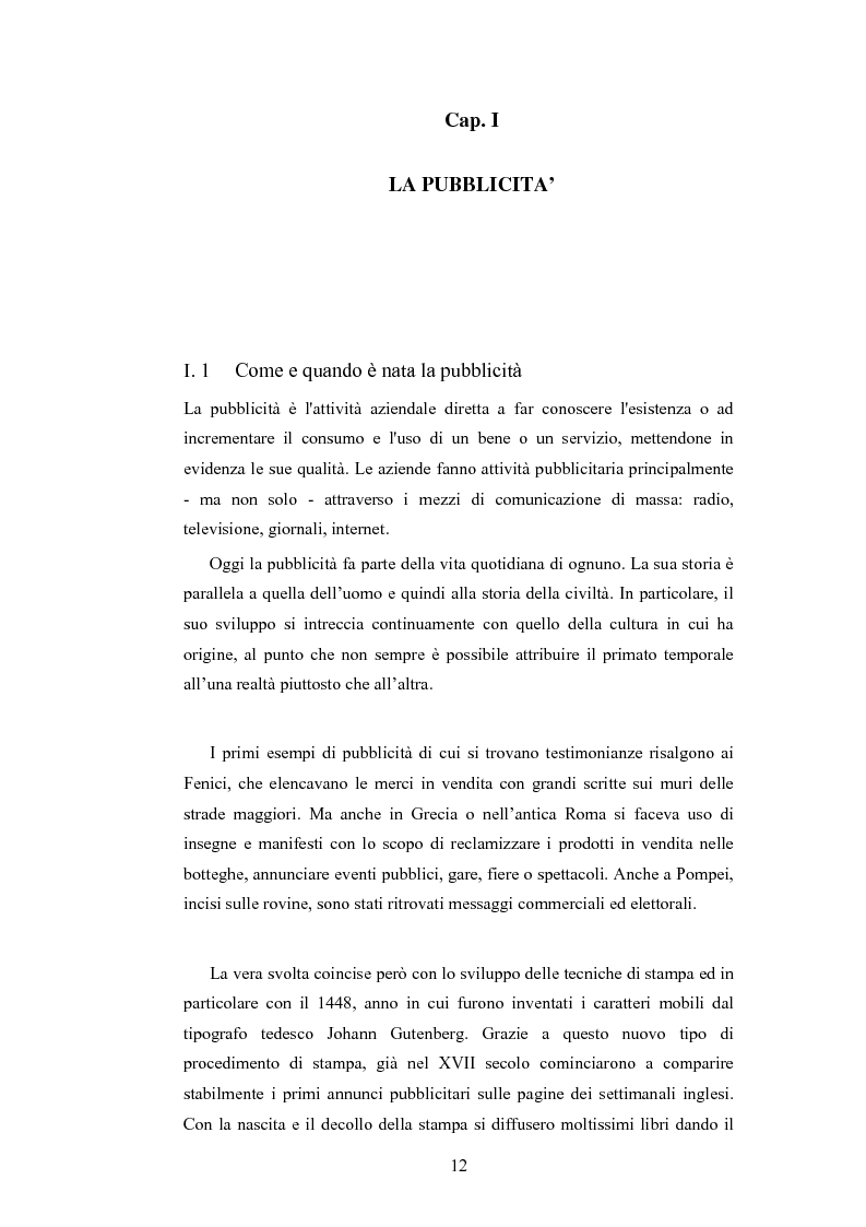 Anteprima della tesi: Analisi della comunicazione pubblicitaria delle sigarette: due marchi a confronto, Pagina 8