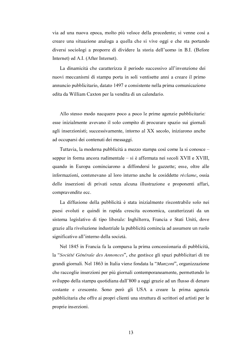 Anteprima della tesi: Analisi della comunicazione pubblicitaria delle sigarette: due marchi a confronto, Pagina 9