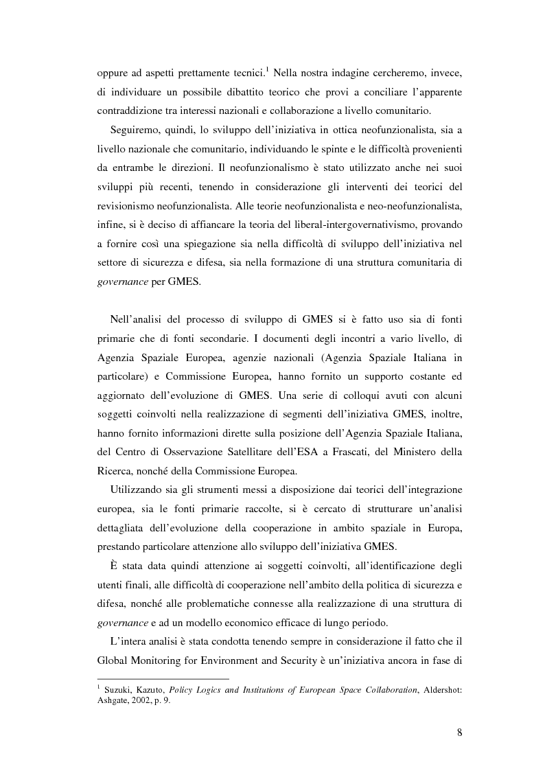 Anteprima della tesi: L'iniziativa Global Monitoring for Environment and Security (GMES), Pagina 3