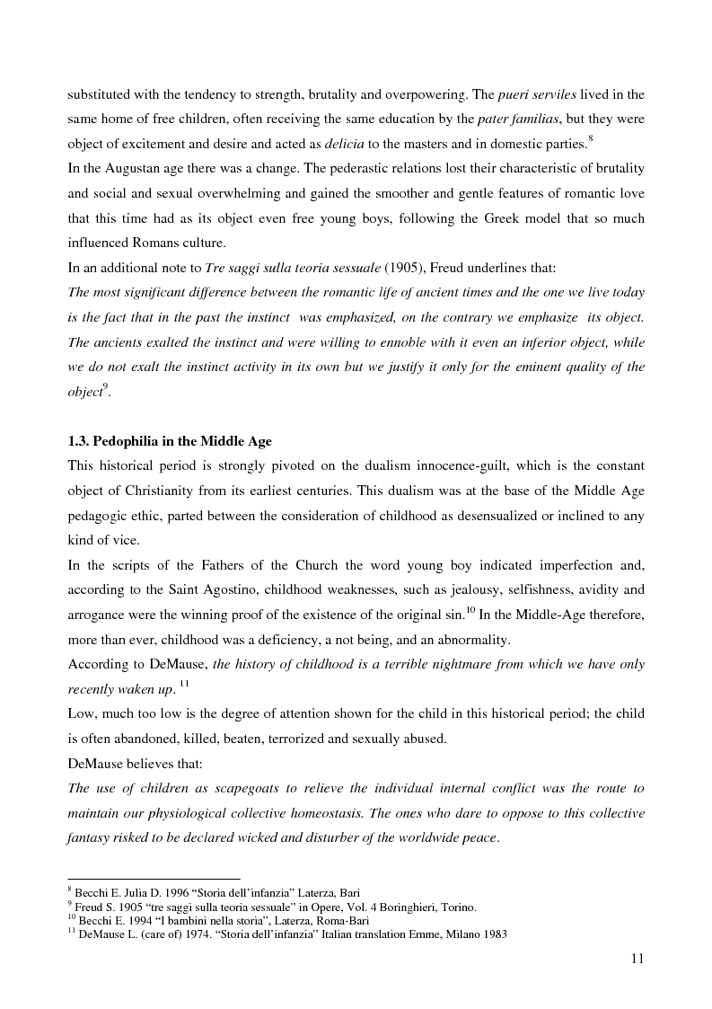Anteprima della tesi: Feminine pedophilia, Pagina 6