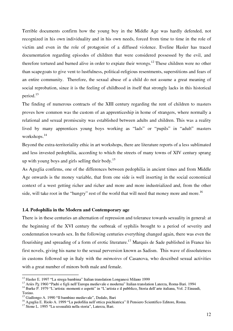 Anteprima della tesi: Feminine pedophilia, Pagina 7