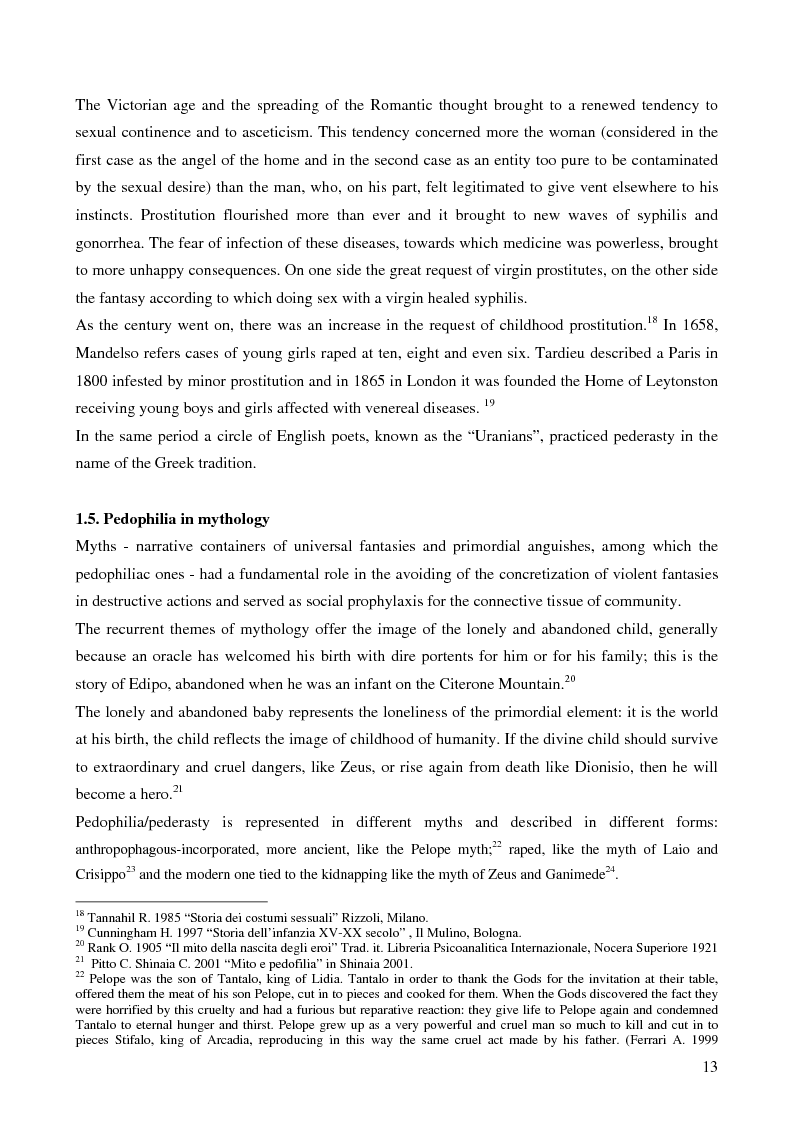 Anteprima della tesi: Feminine pedophilia, Pagina 8