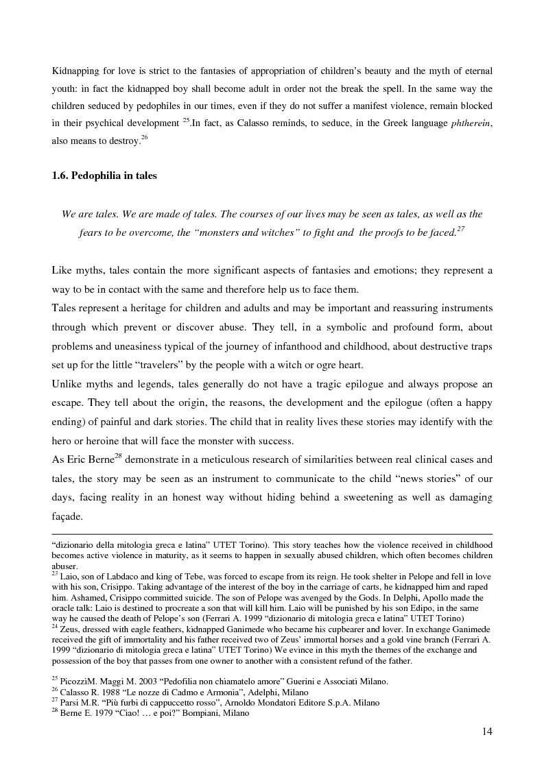 Anteprima della tesi: Feminine pedophilia, Pagina 9