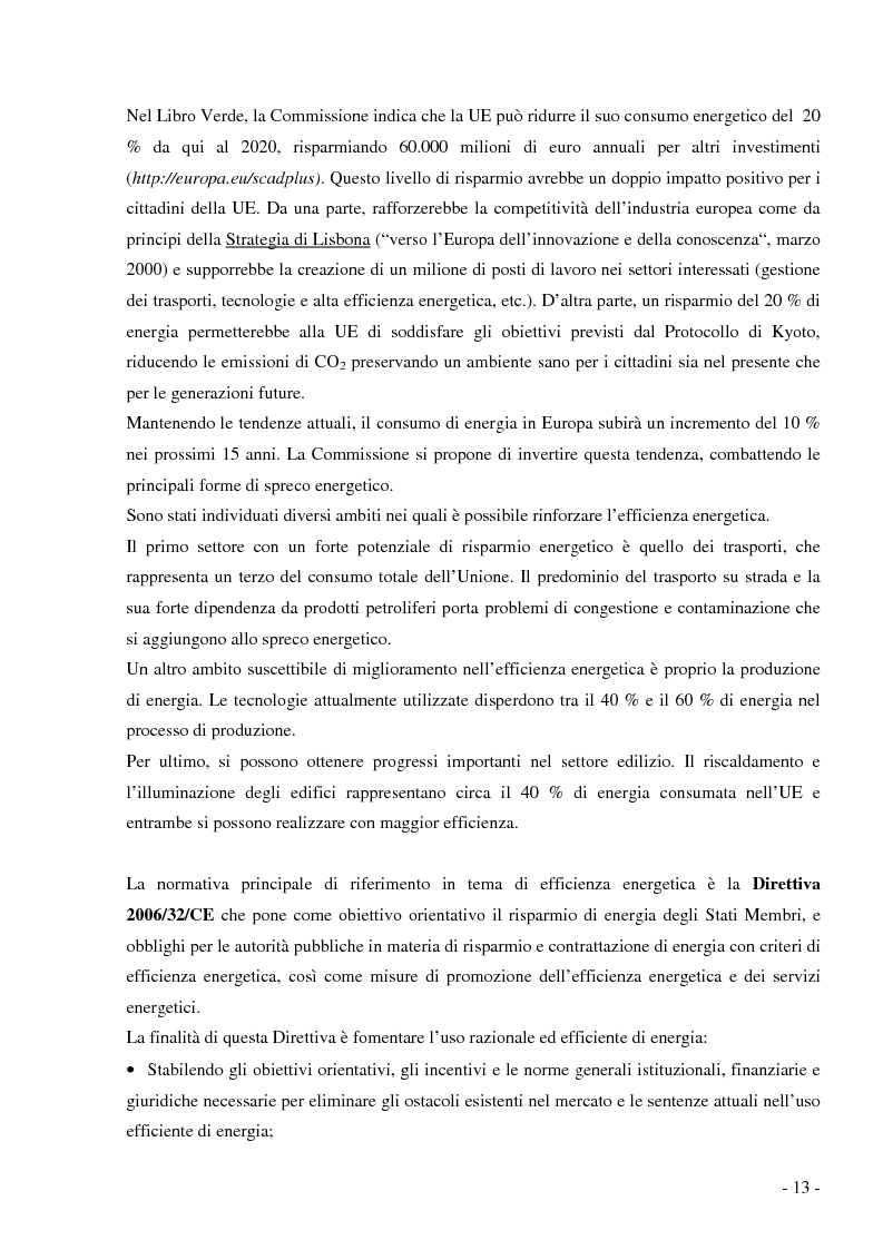 Anteprima della tesi: Analisi e valutazione delle tecnologie energetiche nell'ambito della pianificazione energetico-ambientale della Regione Lombardia. Il caso studio Kyoto Enti Locali., Pagina 10