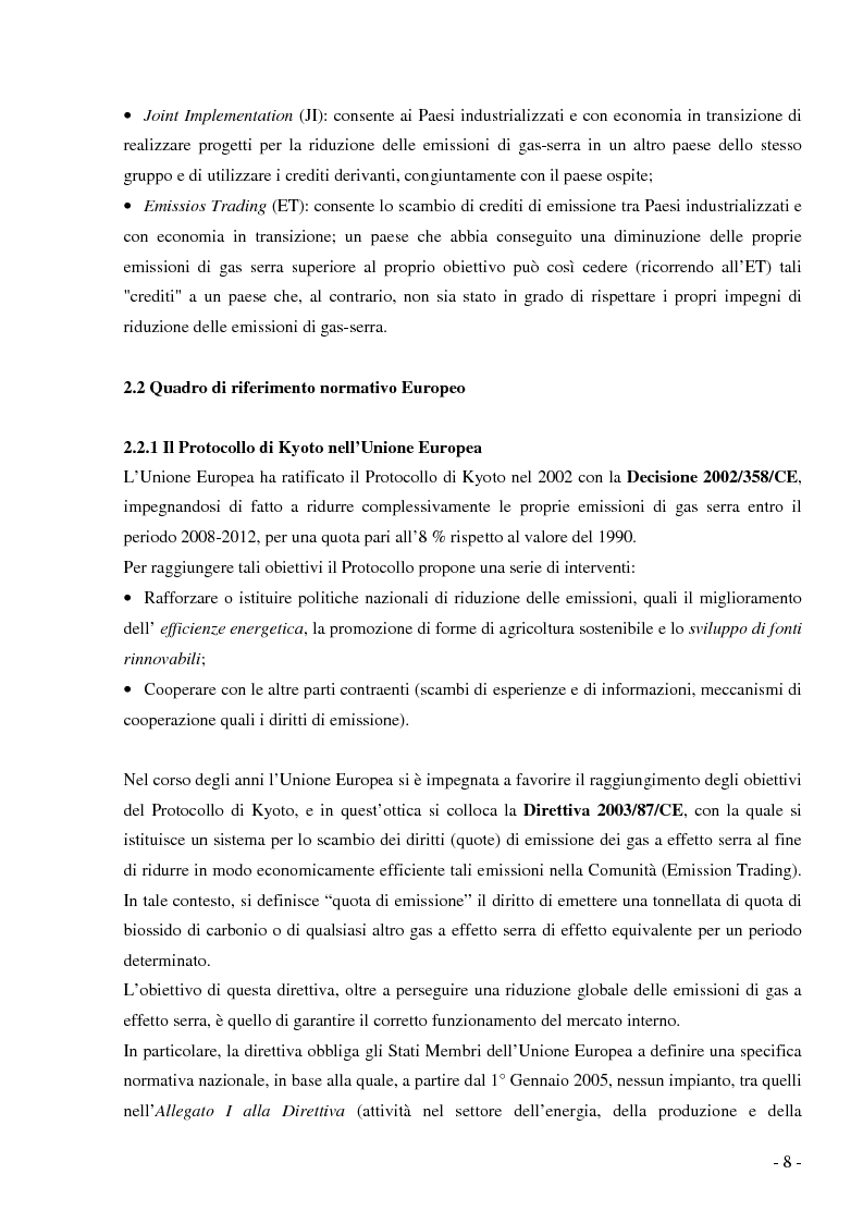 Anteprima della tesi: Analisi e valutazione delle tecnologie energetiche nell'ambito della pianificazione energetico-ambientale della Regione Lombardia. Il caso studio Kyoto Enti Locali., Pagina 5