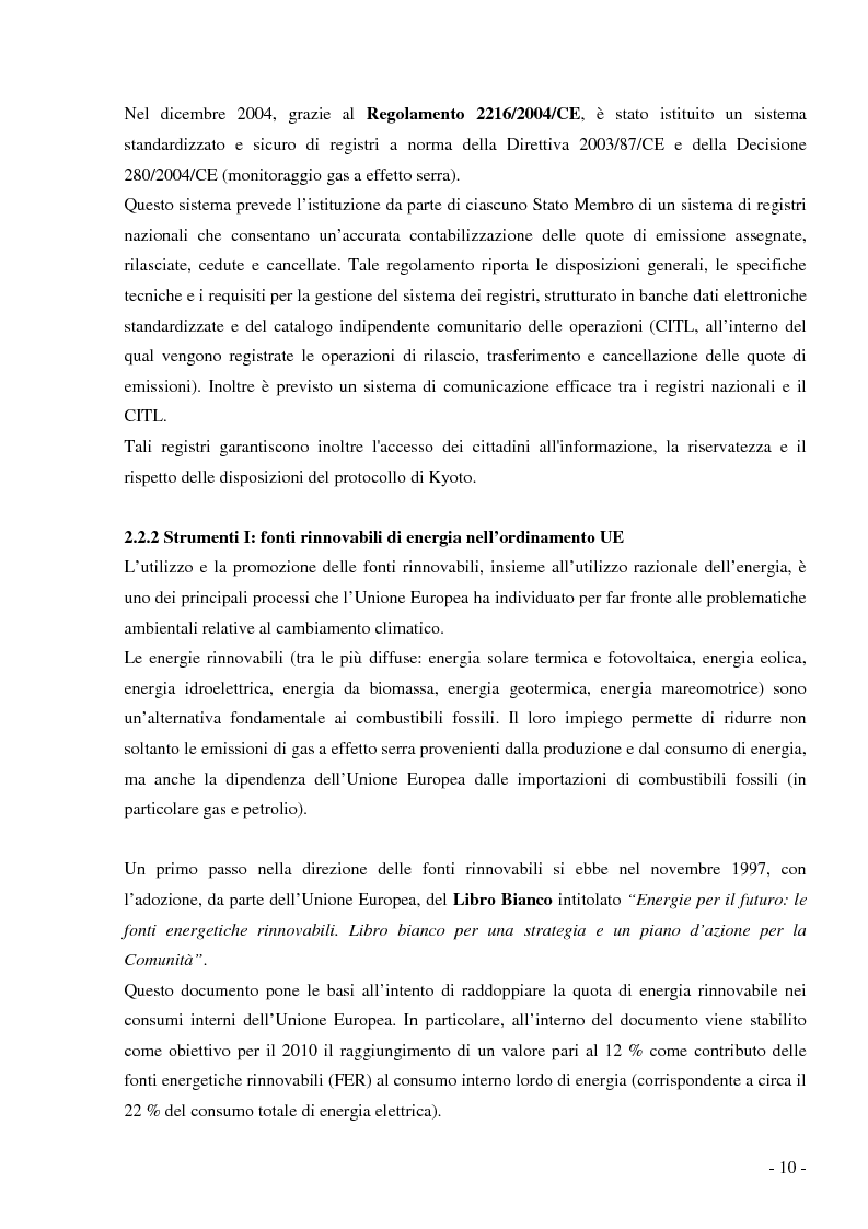 Anteprima della tesi: Analisi e valutazione delle tecnologie energetiche nell'ambito della pianificazione energetico-ambientale della Regione Lombardia. Il caso studio Kyoto Enti Locali., Pagina 7