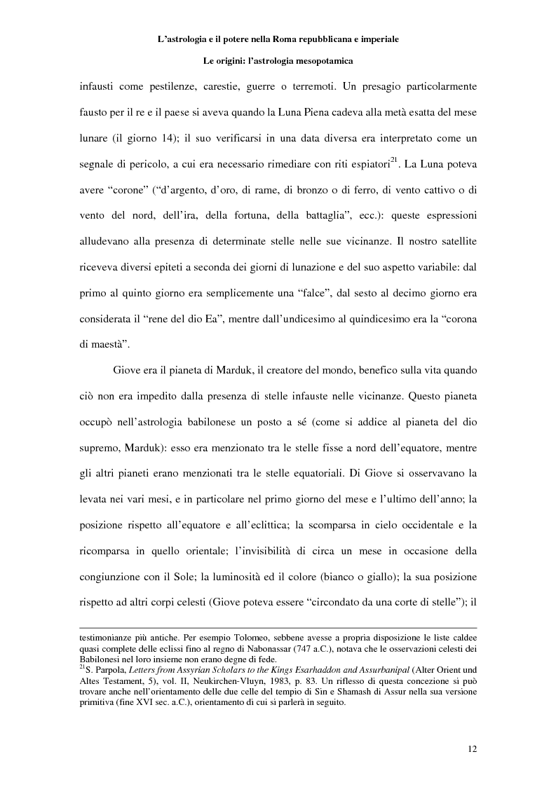 Anteprima della tesi: L’astrologia e il potere nella Roma repubblicana e imperiale, Pagina 11