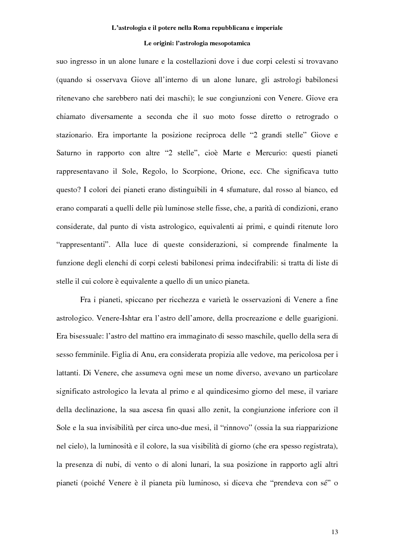 Anteprima della tesi: L’astrologia e il potere nella Roma repubblicana e imperiale, Pagina 12