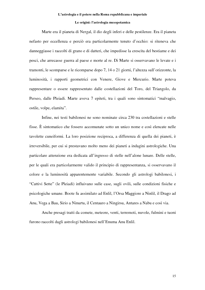 Anteprima della tesi: L’astrologia e il potere nella Roma repubblicana e imperiale, Pagina 14