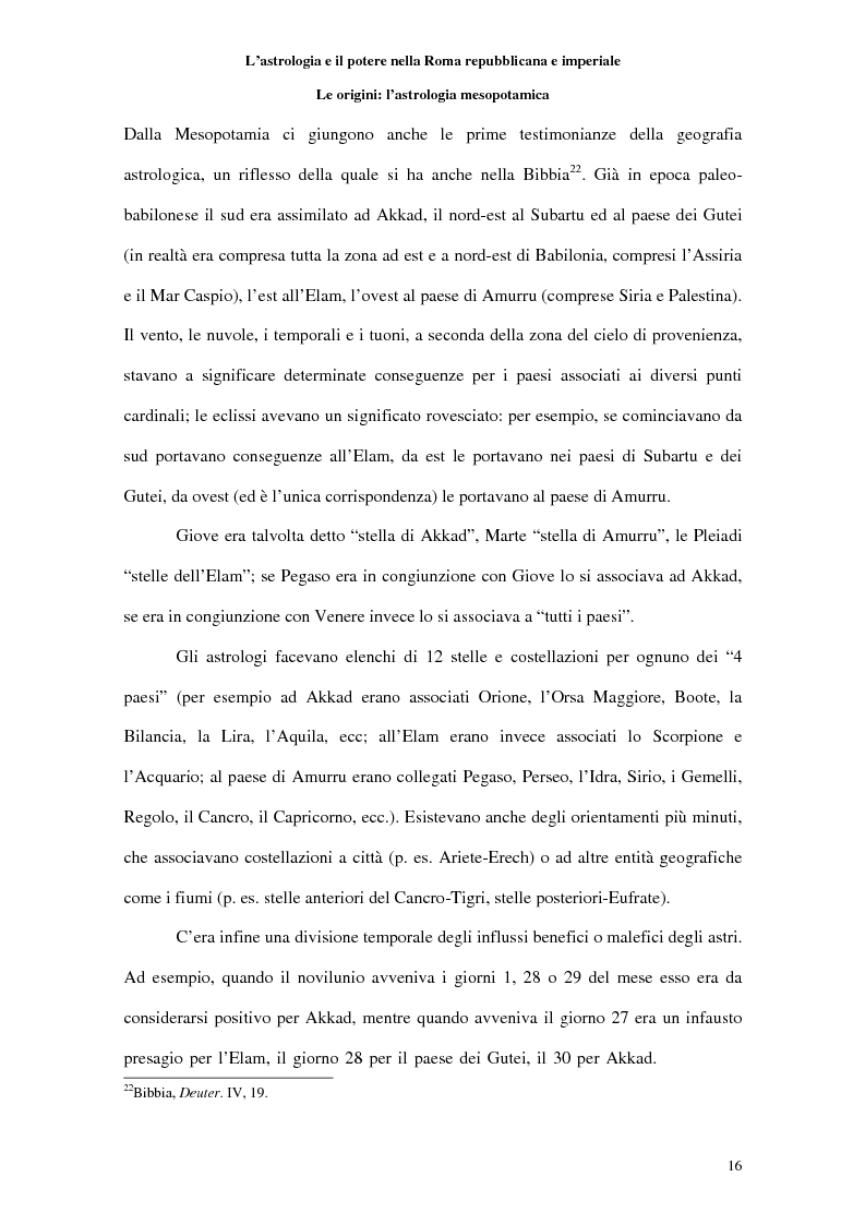 Anteprima della tesi: L’astrologia e il potere nella Roma repubblicana e imperiale, Pagina 15