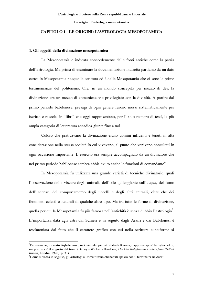 Anteprima della tesi: L’astrologia e il potere nella Roma repubblicana e imperiale, Pagina 4
