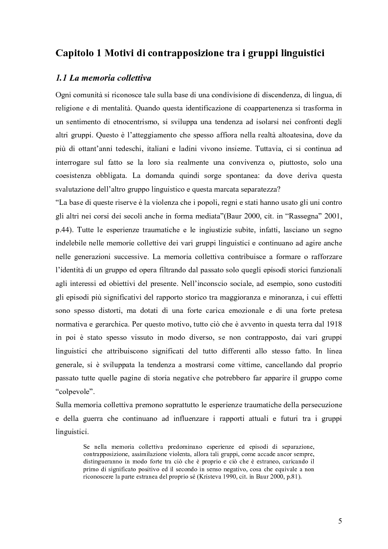 Anteprima della tesi: Lingua e identità. Il caso altoatesino., Pagina 4