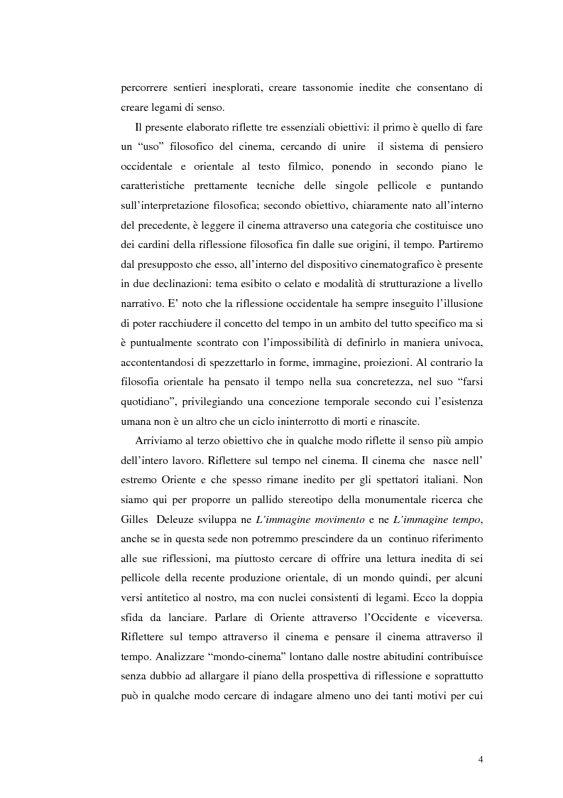 Anteprima della tesi: Il tempo nel cinema orientale contemporaneo, Pagina 2