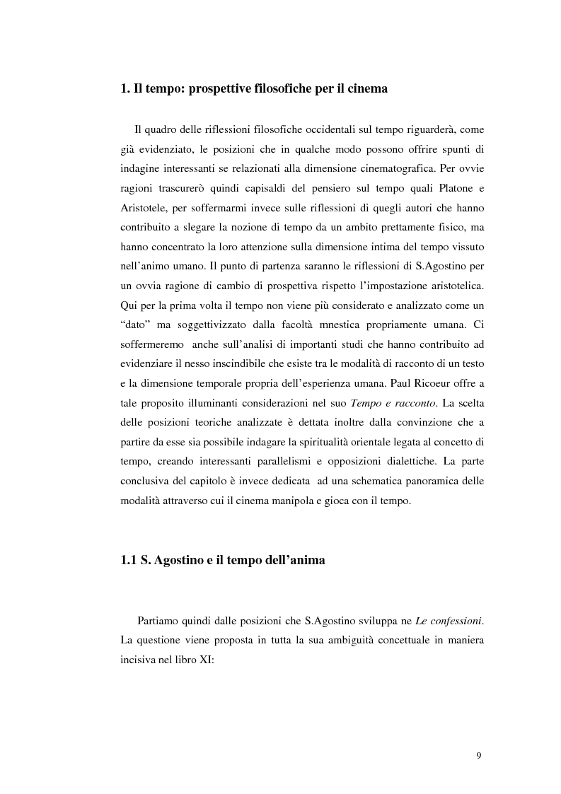 Anteprima della tesi: Il tempo nel cinema orientale contemporaneo, Pagina 7