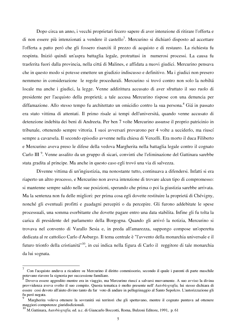 Anteprima della tesi: Mercurino Arborio Gattinara e Alfonso de Valdés: provvidenzialismo e sogno di una monarchia universale nella politica di Carlo V.Traduzione tratta dall'introduzione del libro Diálogo de las cosas acaecidas en Roma di Alfonso de Valdés, a cura di Rosa Navarro Durán, Madrid, Catedra, 1992, Pagina 4