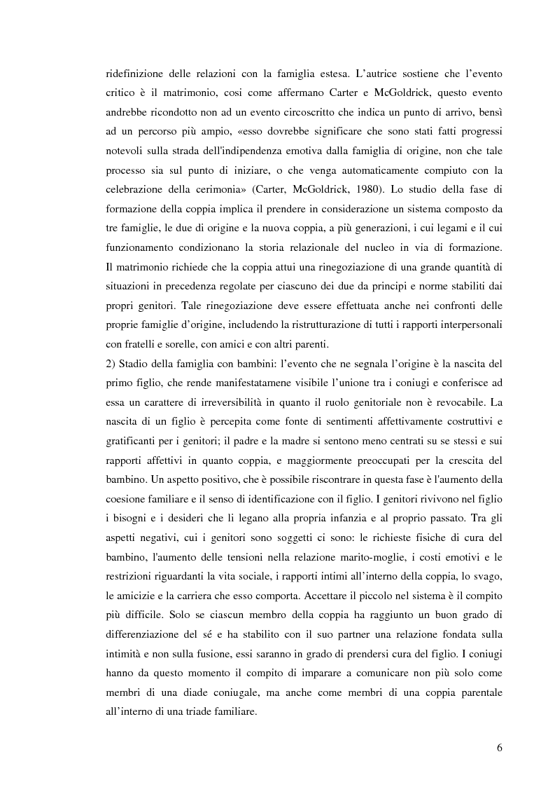 Anteprima della tesi: Figli di amori conclusi: come vivono l'esperienza del divorzio. Cosa cambia, cosa rimane, Pagina 5