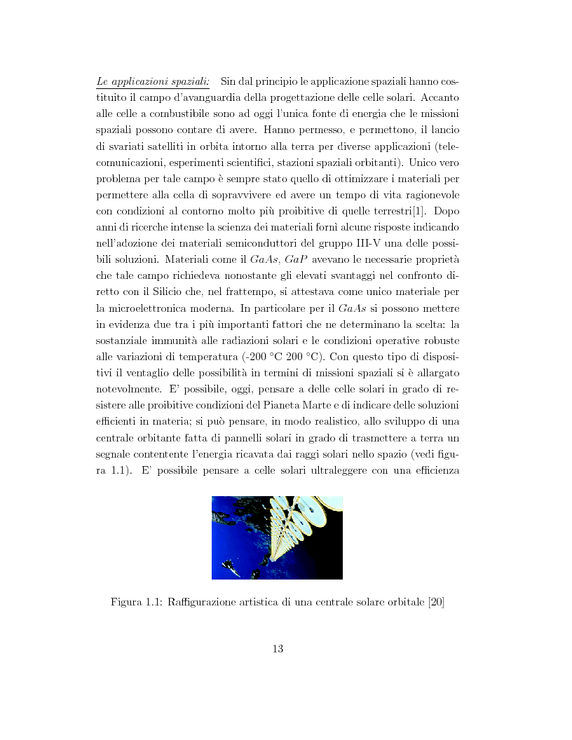 Anteprima della tesi: Celle solari ad alta efficienza in GaAs per applicazioni spaziali, Pagina 6