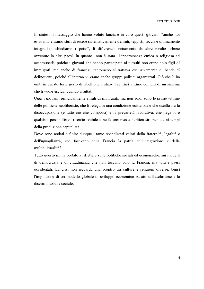 Anteprima della tesi: Banlieues: i luoghi dell'emarginazione, Pagina 4