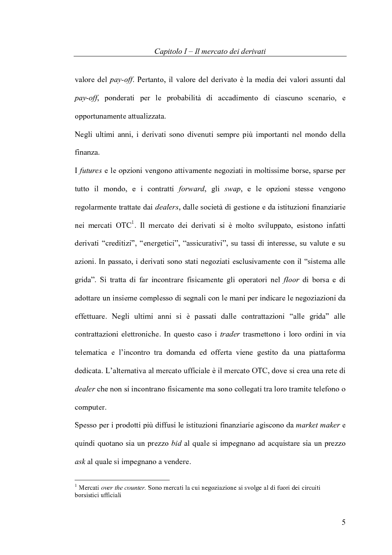 Anteprima della tesi: Il pricing delle opzioni: implicazioni operative del modello di Heston, Pagina 5