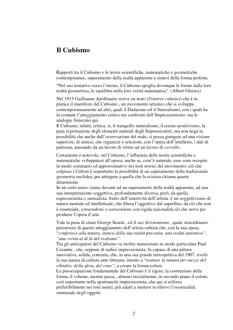 Anteprima della tesi: Le influenze dei movimenti artistici nella pubblicità, Pagina 2