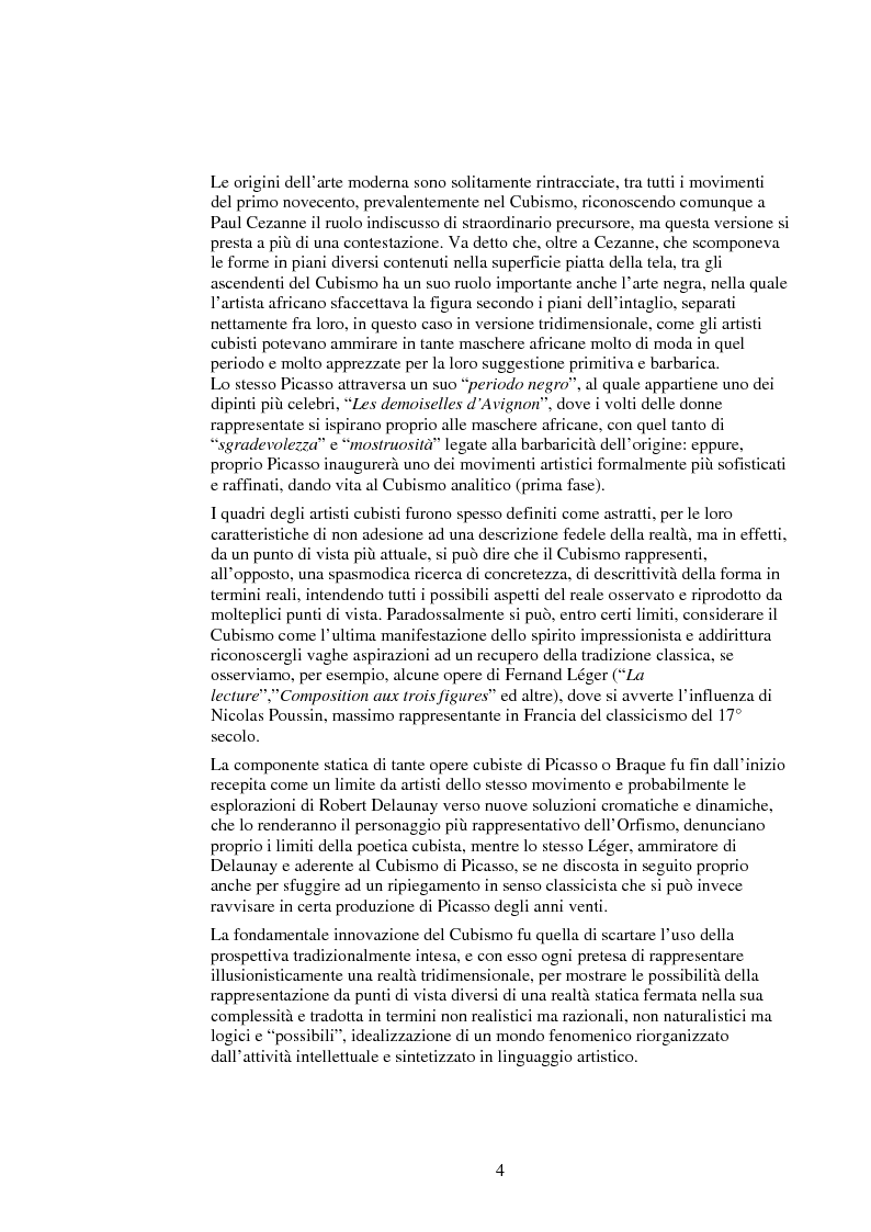 Anteprima della tesi: Le influenze dei movimenti artistici nella pubblicità, Pagina 4