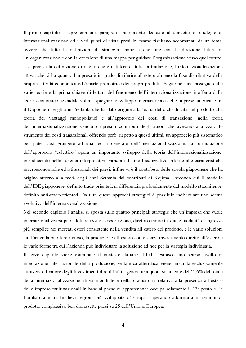 Anteprima della tesi: Le strategie di internazionalizzazione: il licensing in PH&T, Pagina 2