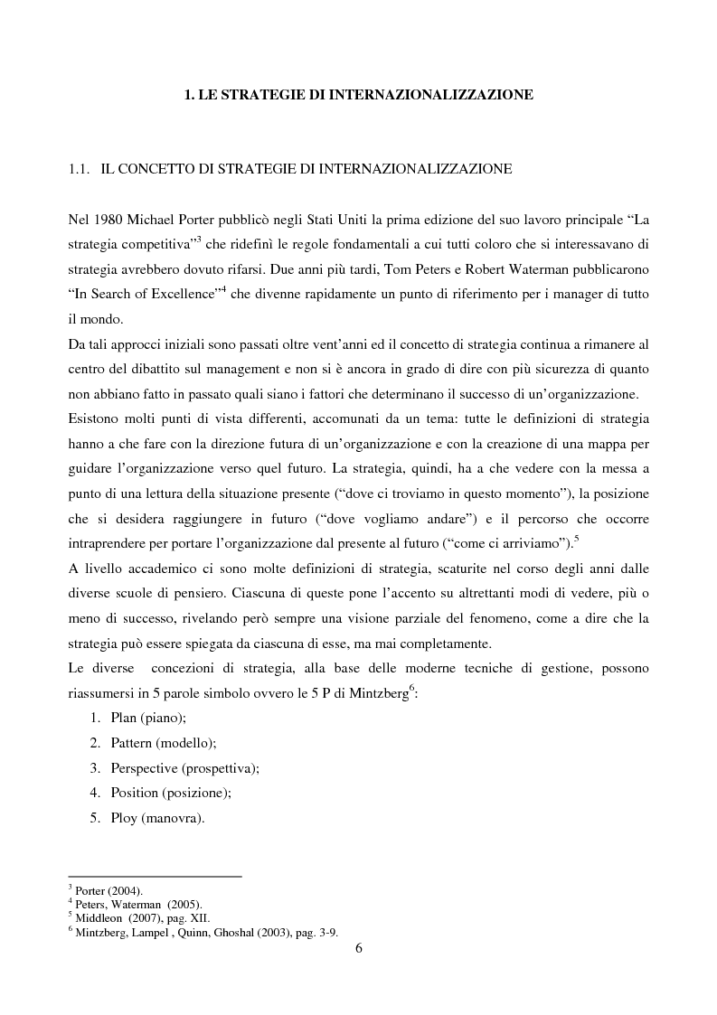 Anteprima della tesi: Le strategie di internazionalizzazione: il licensing in PH&T, Pagina 4