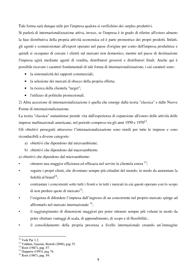 Anteprima della tesi: Le strategie di internazionalizzazione: il licensing in PH&T, Pagina 7