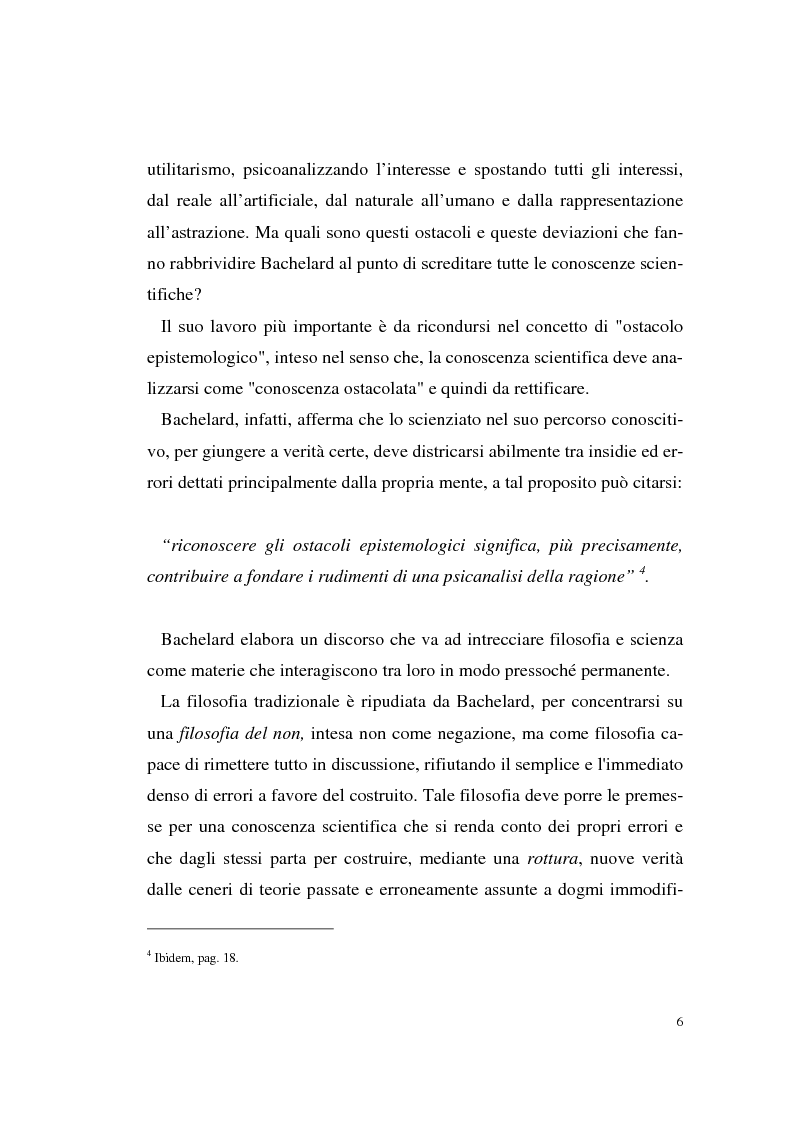 Anteprima della tesi: Il rapporto filosofia-scienza in Gaston Bachelard, Pagina 3