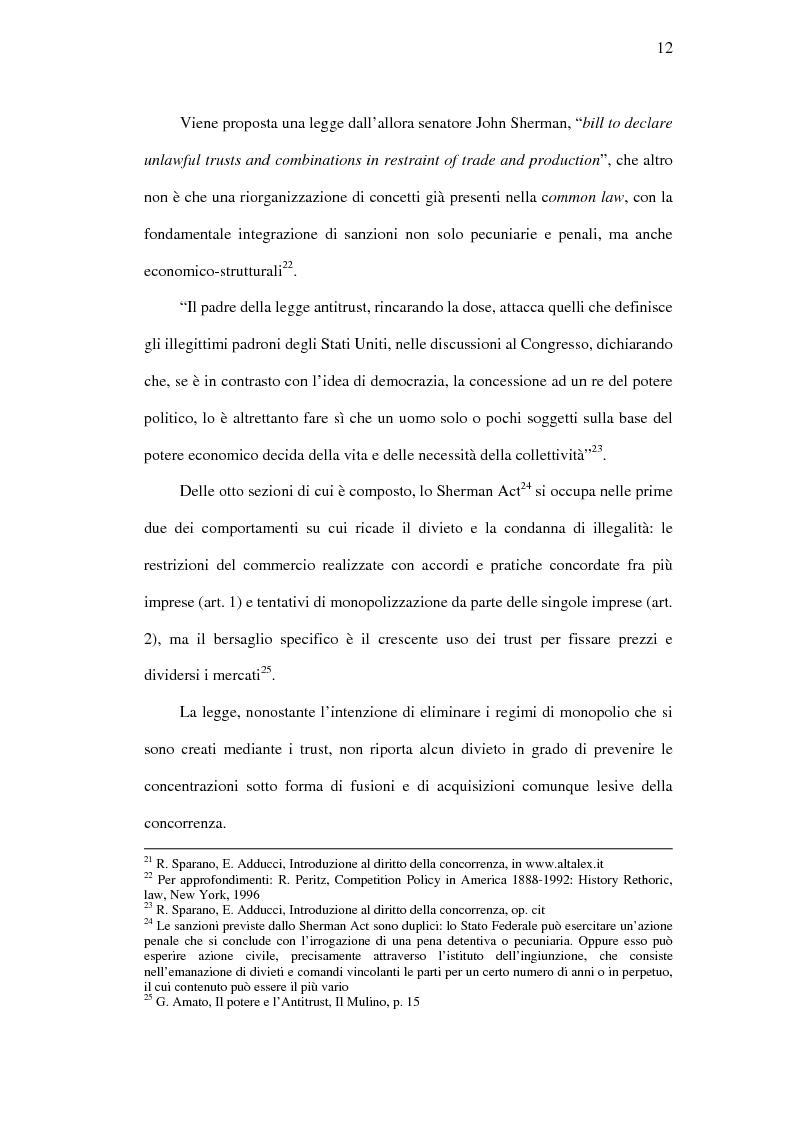 Anteprima della tesi: I mercati rilevanti tra ricostruzione economica e sindacato giurisdizionale, Pagina 12