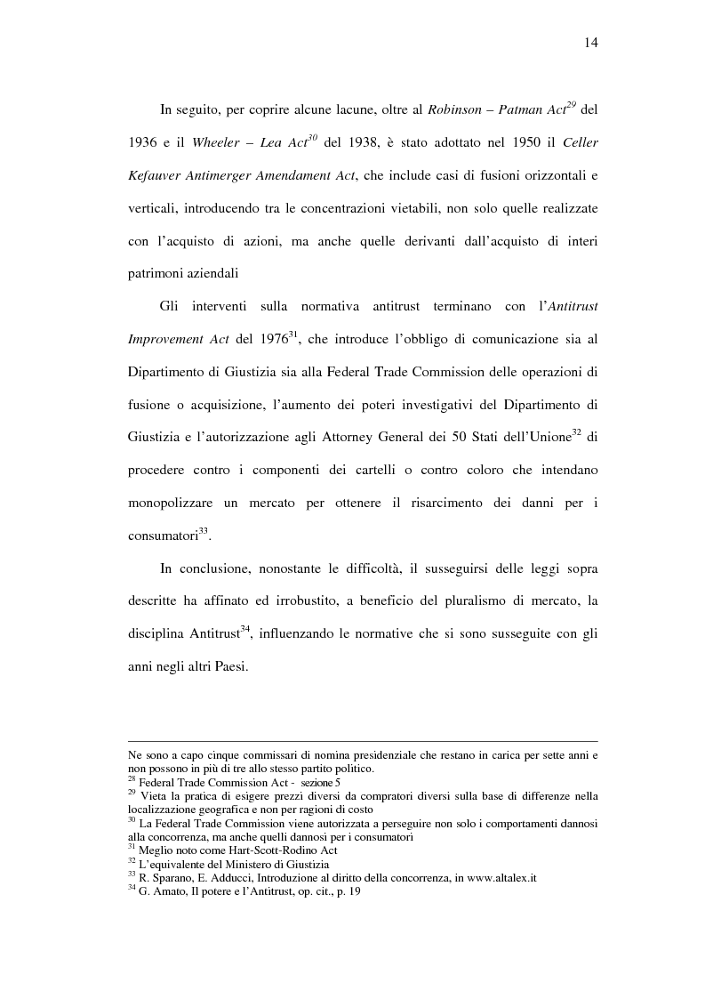 Anteprima della tesi: I mercati rilevanti tra ricostruzione economica e sindacato giurisdizionale, Pagina 14