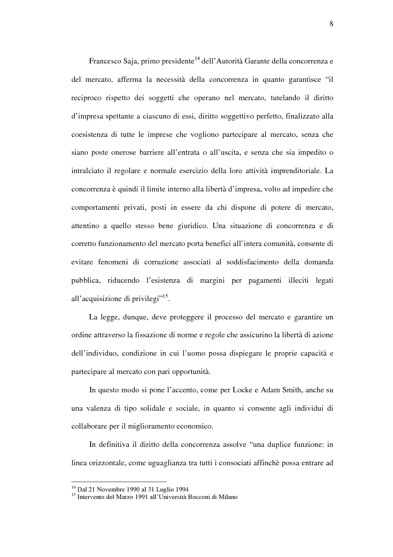 Anteprima della tesi: I mercati rilevanti tra ricostruzione economica e sindacato giurisdizionale, Pagina 8