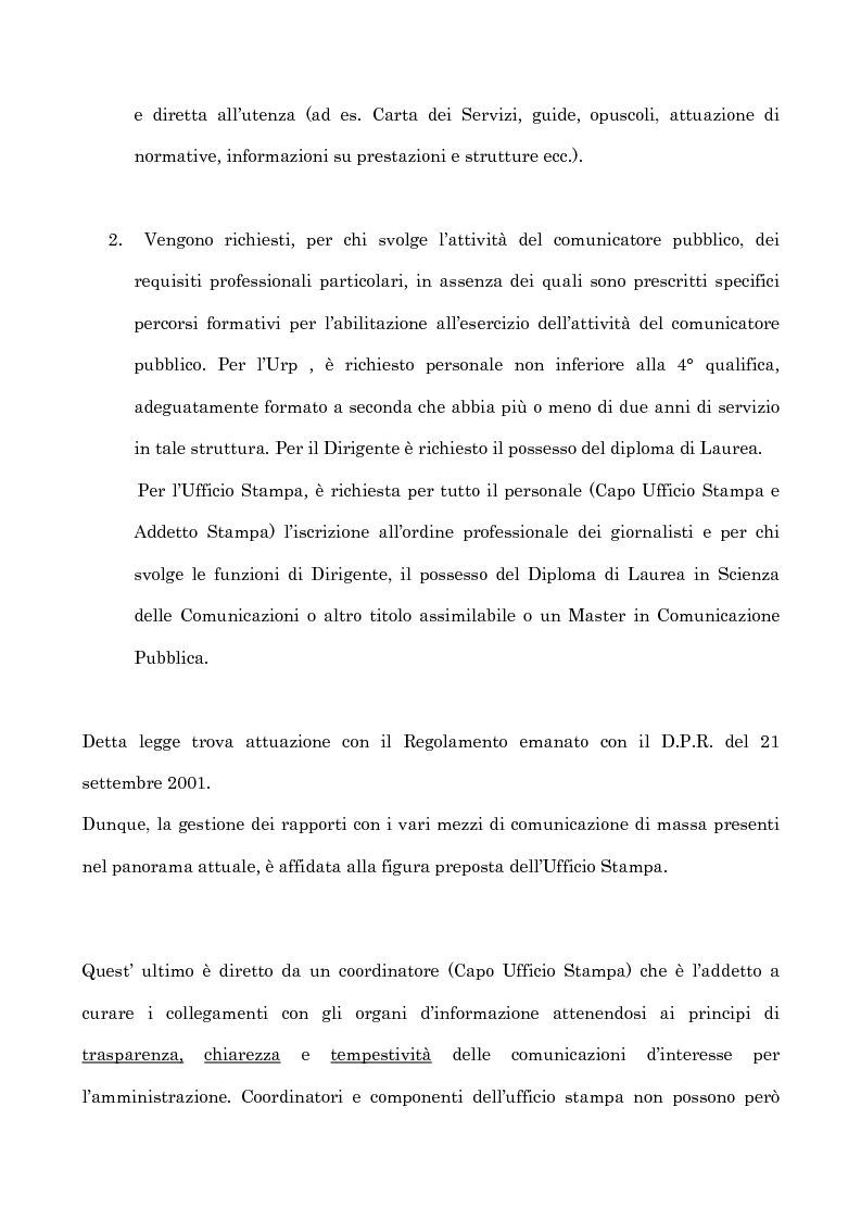 Anteprima della tesi: Informazione e uffici stampa. Tra verità e persuasione, Pagina 2