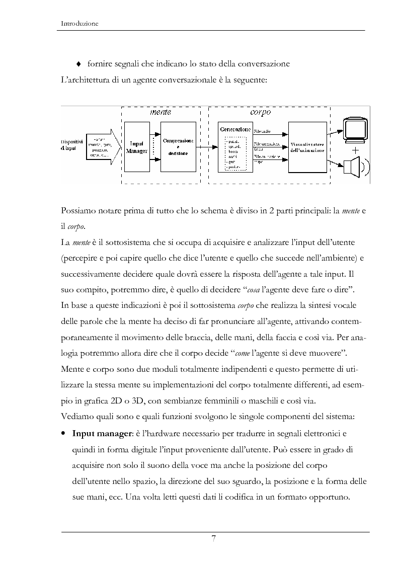 Anteprima della tesi: Analisi e sintesi dei gesti comunicativi per agenti conversazionali, Pagina 3