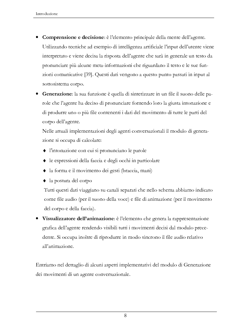 Anteprima della tesi: Analisi e sintesi dei gesti comunicativi per agenti conversazionali, Pagina 4