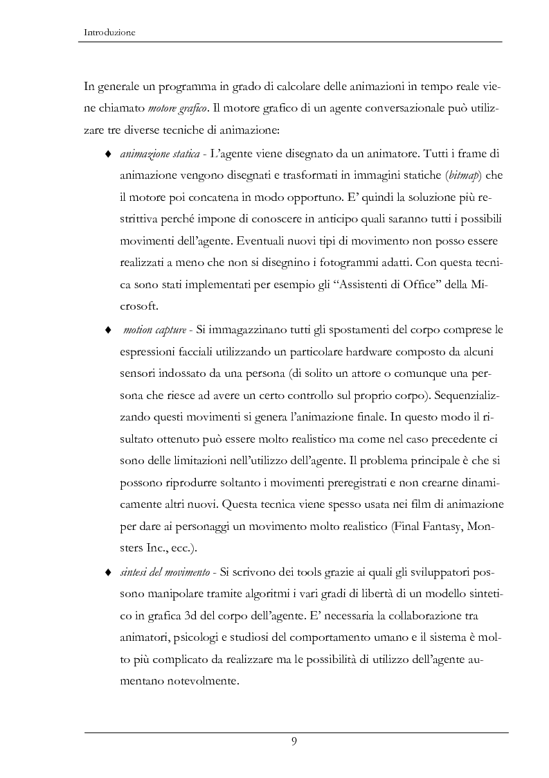 Anteprima della tesi: Analisi e sintesi dei gesti comunicativi per agenti conversazionali, Pagina 5