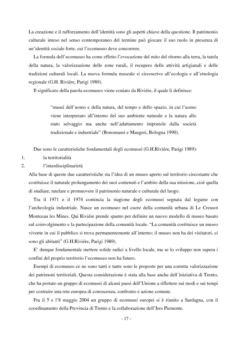 Anteprima della tesi: Comunicare un patrimonio: il Parco Geominerario Storico e Ambientale della Sardegna, Pagina 14