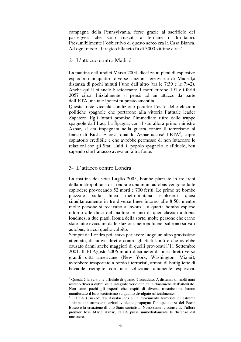 Anteprima della tesi: 11 settembre 2001 - La reazione dell'Islam in Occidente, Pagina 2