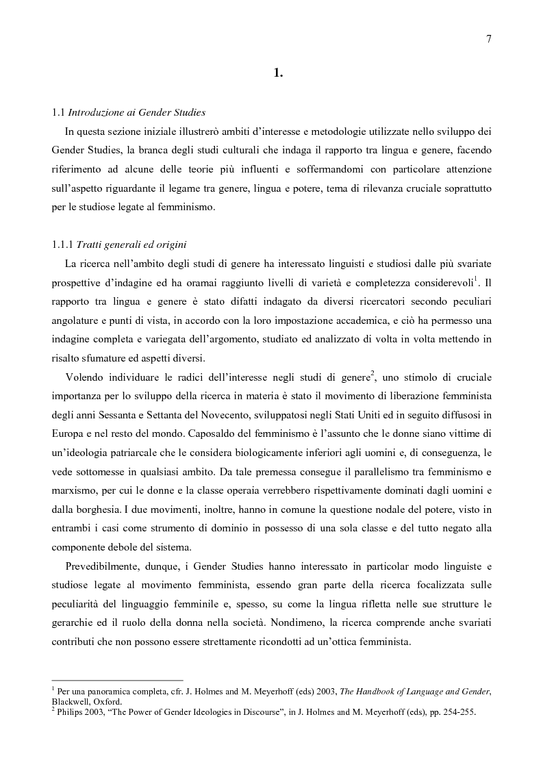 Anteprima della tesi: Lingua, genere e potere in Alice’s Adventures in Wonderland, Pagina 4