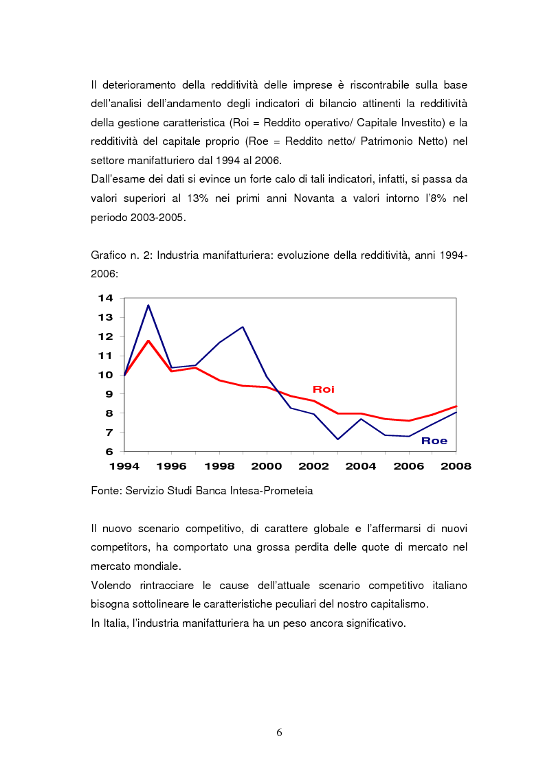 Anteprima della tesi: Le dinamiche di terziarizzazione dell'economia: un'indagine comparata sulla Regione Umbria, Pagina 4