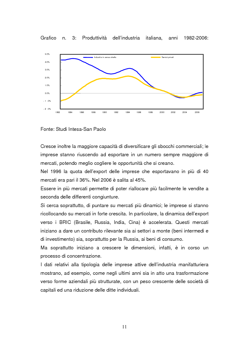 Anteprima della tesi: Le dinamiche di terziarizzazione dell'economia: un'indagine comparata sulla Regione Umbria, Pagina 9