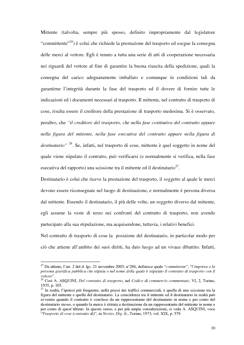 Anteprima della tesi: La responsabilità del vettore stradale di cose per ritardo nella riconsegna, Pagina 10