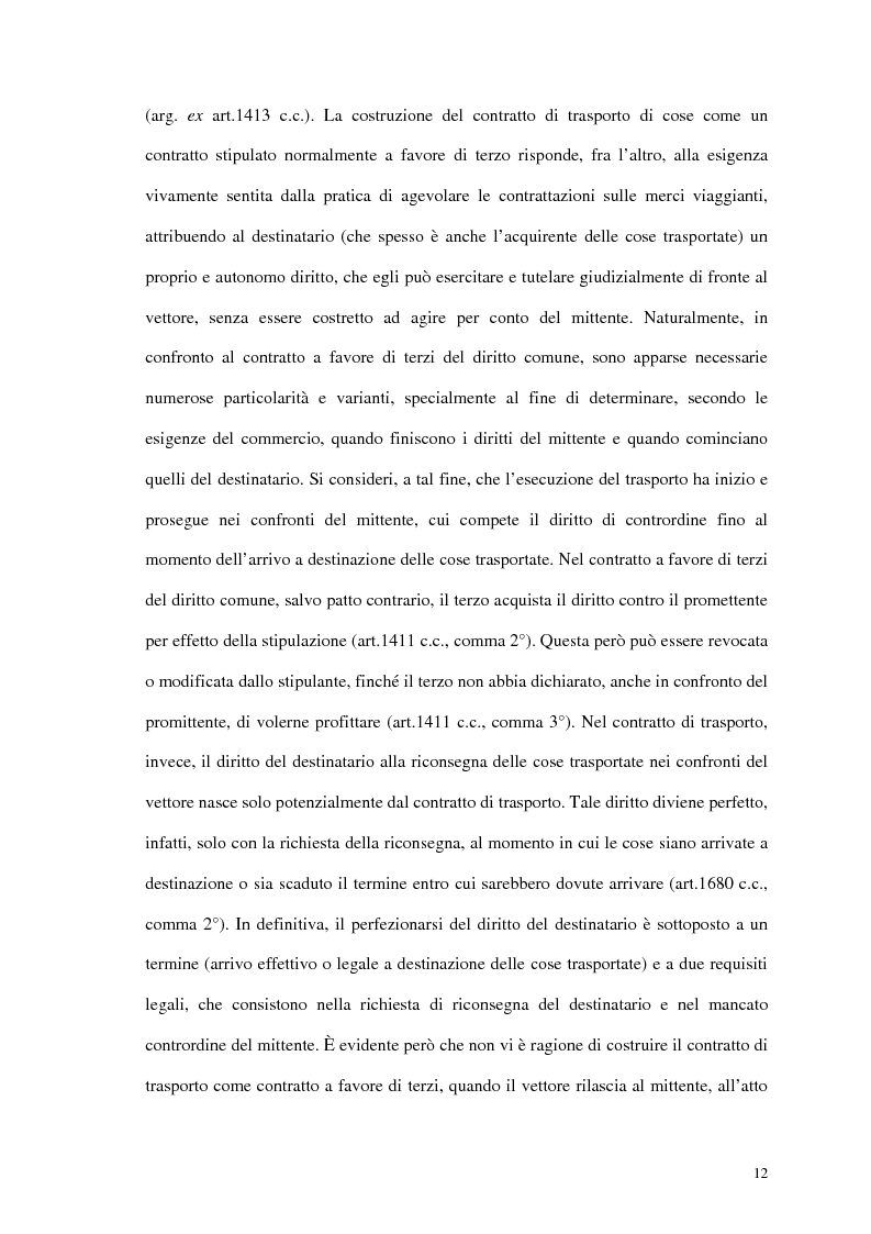 Anteprima della tesi: La responsabilità del vettore stradale di cose per ritardo nella riconsegna, Pagina 12