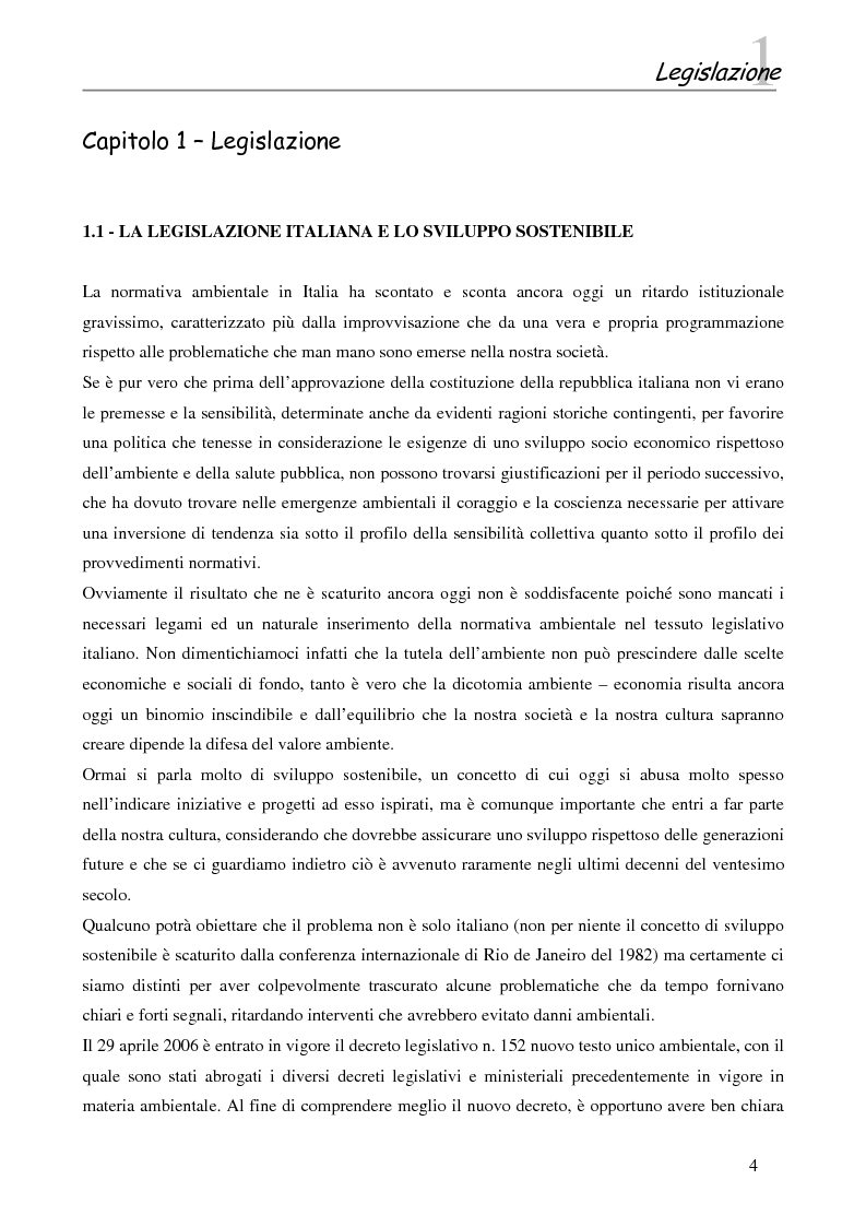 Anteprima della tesi: Interazione tra gli inquinanti e la frazione argillosa del suolo in un sito contaminato soggetto ad opere di bonifica e recupero ambientale, Pagina 2