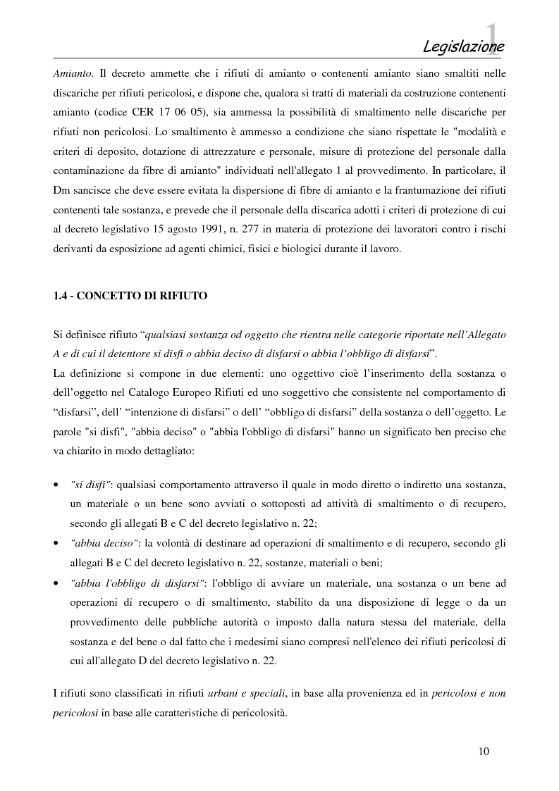 Anteprima della tesi: Interazione tra gli inquinanti e la frazione argillosa del suolo in un sito contaminato soggetto ad opere di bonifica e recupero ambientale, Pagina 8