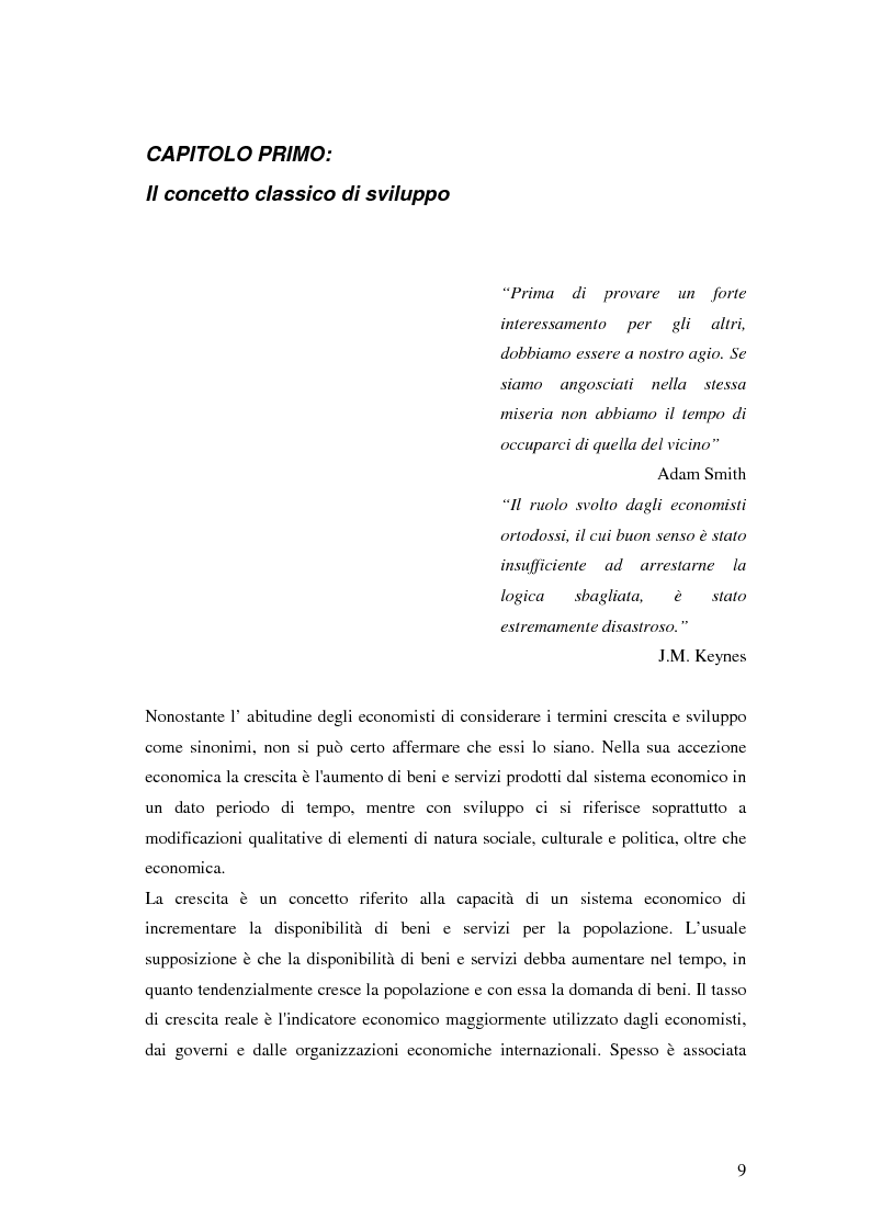 Anteprima della tesi: Sviluppo civile: per una critica simpatetica del paradigma dello sviluppo, Pagina 6