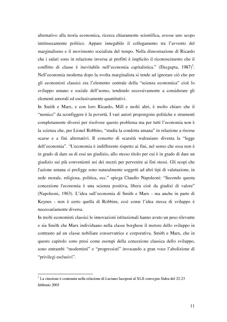 Anteprima della tesi: Sviluppo civile: per una critica simpatetica del paradigma dello sviluppo, Pagina 8