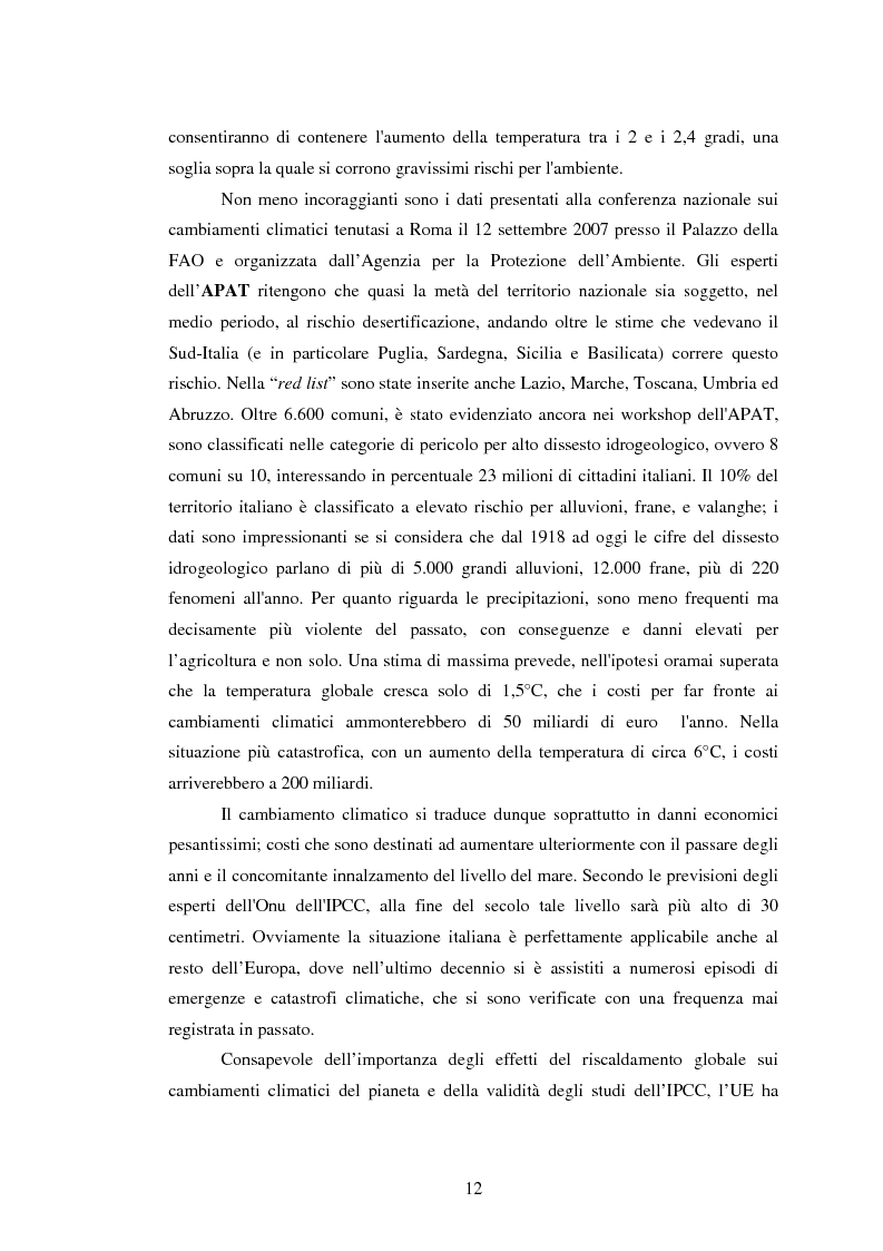 Anteprima della tesi: La sperimentazione di colture energetiche nel Parco dell'Alta Murgia: analisi del processo produttivo della Brassica Carinata, Pagina 10