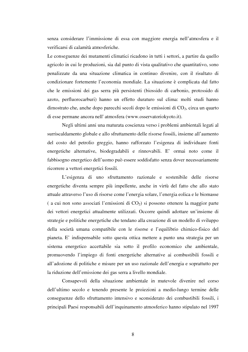 Anteprima della tesi: La sperimentazione di colture energetiche nel Parco dell'Alta Murgia: analisi del processo produttivo della Brassica Carinata, Pagina 6