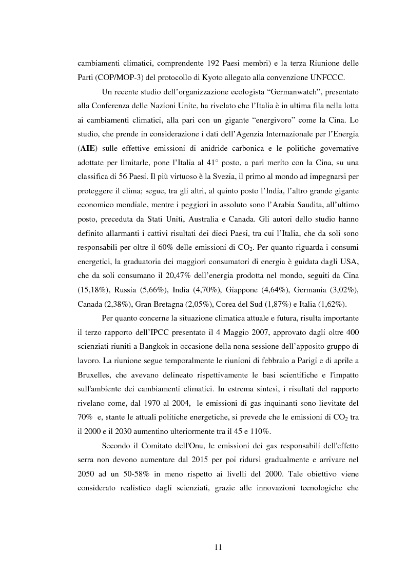 Anteprima della tesi: La sperimentazione di colture energetiche nel Parco dell'Alta Murgia: analisi del processo produttivo della Brassica Carinata, Pagina 9